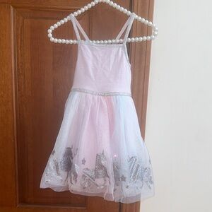 Zunie Unicorn glitter dress size 2T